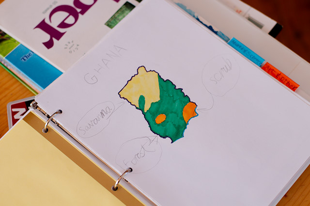 homeschool ghana map